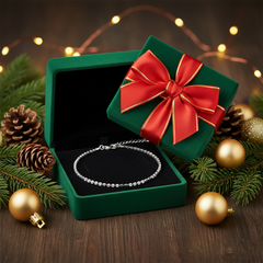 925 Sterling Silver Chain Bracelate, Delicate Box Link Design, Adjustable Length, Elegant Jewelry| Gifts for Girlfriend, Gifts for Women & Girls | BJBR-052