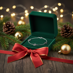 925 Sterling Silver Dainty Geometric Square Bracelet, Delicate Chain Design with Square Floral Charm, Adjustable Length| Gifts for Women & Girls & Girlfriend |Wedding and Christmas Gifts | BJBR-047