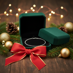 925 Sterling Silver Beaded Bracelate, Minimalist Beaded Design, Adjustable Chain, Jewelry for Women| Gifts for Girlfriend, Gifts for Women & Girls | BJBR-053