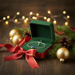 925 Sterling Silver Evil Eye Bracelet, Blue Glass Bead Charm, Dainty Chain Link Protection Jewelry | Gifts for Women & Girls & Girlfriend |Wedding and Christmas Gifts | BJBR-036