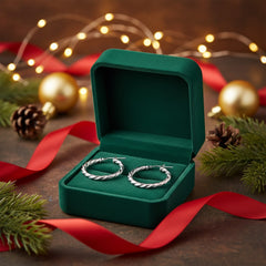 925 Sterling Silver Twisted Hoop Earrings, Classic Round Design, Jewelry for Women, | Gifts for Women & Girls & Girlfriend |Wedding and Christmas Gifts | BJER-09