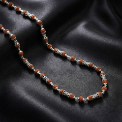 Designer Rudraksha Mala for Men | Traditional Ethnic Wear | BJRDXMLA-04