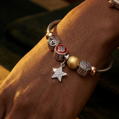 Celestial Glow Charm Bracelet