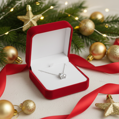 925 Starling Silver Single Stone Solitaire Square Necklace Elegant Square Pendant for Women, Gifting For Valantine's # Birthday # Engagement # Wading | valentine's day gifts BIS Hallmarking Certifide Jewellery | BJ-08