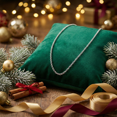 925 Sterling Silver Rolo Chain, Round Link Design, Classic Style | Gifts for Women & Girls & Girlfriend |Wedding and Christmas Gifts | BJCH-08