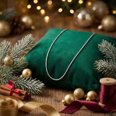 925 Italian Starling Silver Snake Chain, Silver, Classic Curb Link Style, Unisex Jewelry | Gifts for Women & Girls & Girlfriend |Wedding and Christmas Gifts | BJCH-09