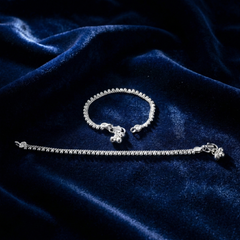 Silver Designer Karap Rava Boriya Sada – Everyday Foot Jewelry | BJKDPYL - 01