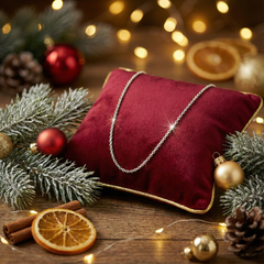 925 Sterling Silver Chain, Cable Link Design, Classic Style| Gifts for Women & Girls & Girlfriend |Wedding and Christmas Gifts | BJCH-06