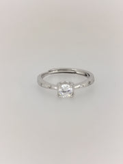 BHAVANI JEWELLERS Italian 925 Starling Silver Vintage Deco Stayle Adjustable Ring | BJ-LR-023