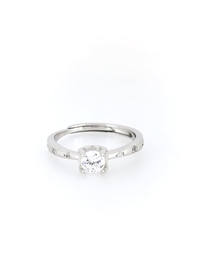 BHAVANI JEWELLERS Italian 925 Starling Silver Vintage Deco Stayle Adjustable Ring | BJ-LR-023