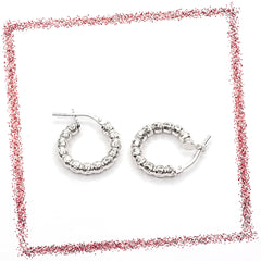 BHAVANI JEWELLERS 925 Italian Starling Silver Hoop Earring | BJ-ER-08
