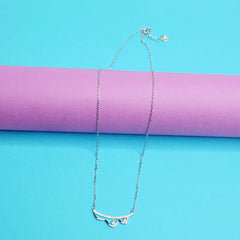 925 Starling Silver Serene Ripple Neckalce