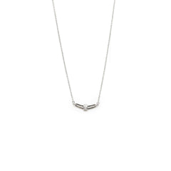 925 Starling Silver Embedded Dainty Silver Necklace