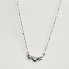 925 Starling Silver Serene Ripple Neckalce