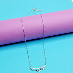 925 Starling Silver Serene Ripple Neckalce