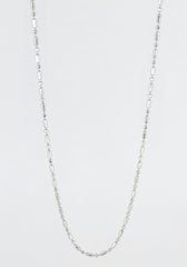 BHAVANI JEWELLERS 925 italina Starling Silver Bead 1+1 Chain