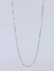 BHAVANI JEWELLERS 925 italina Starling Silver Bead 1+1 Chain