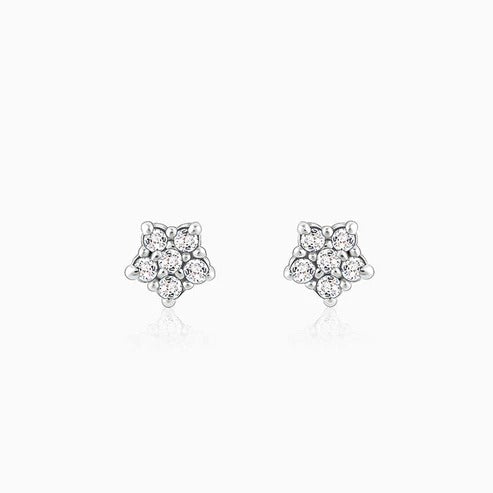 BHAVANI JEWELLERS 925 Silver Zircon Constellation Earrings