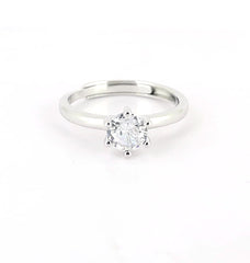 BHAVANI JEWELLERS Italian 925 Starling Silver Tulip Basket Adjustable Ring | BJ-LR-011
