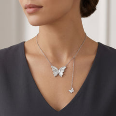 Dainty Butterfly Y-Necklace