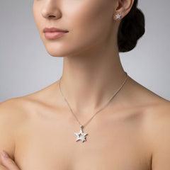 Triple Star Necklace