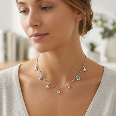 Star and Heart Charm Necklace