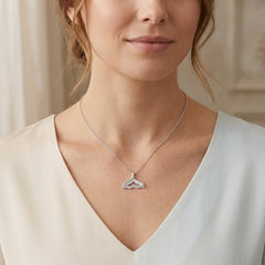 Whale Tail Fluke Necklace