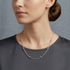 Italian Station Bead Snake Chain