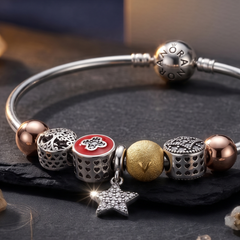 Celestial Glow Charm Bracelet