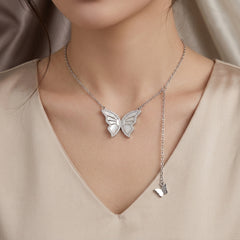 Dainty Butterfly Y-Necklace