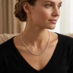 Italian Diamond-Cut Rolo Link Chain