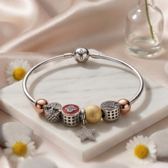 Celestial Glow Charm Bracelet